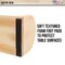 US Art Supply 18-Inch Wooden Tabletop Easel Paper Roll Holder and Dispenser - Craft Paper Roll Dispenser with Safe Tear Strip, Solid Wood Construction